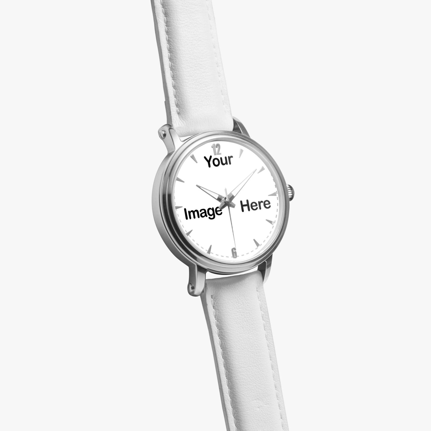 Personalized Photo 46mm Unisex Automatic Watch (Silver)