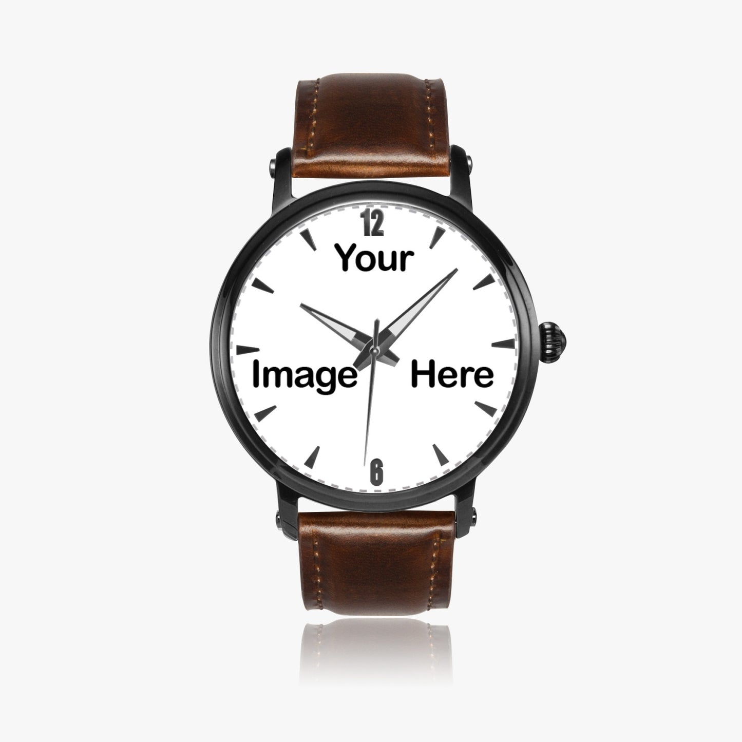 Personalized Photo 46mm Unisex Automatic Watch(Black)
