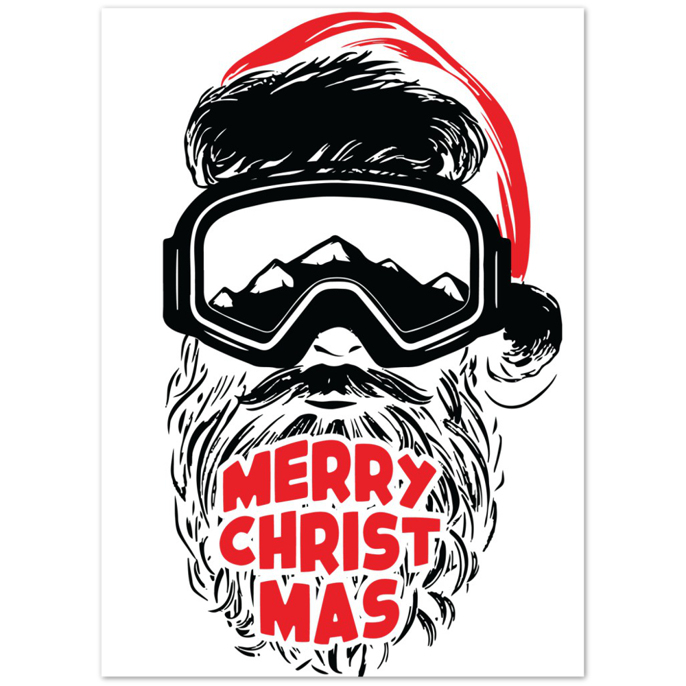 Merry Christmas Premium Matte Paper Poster