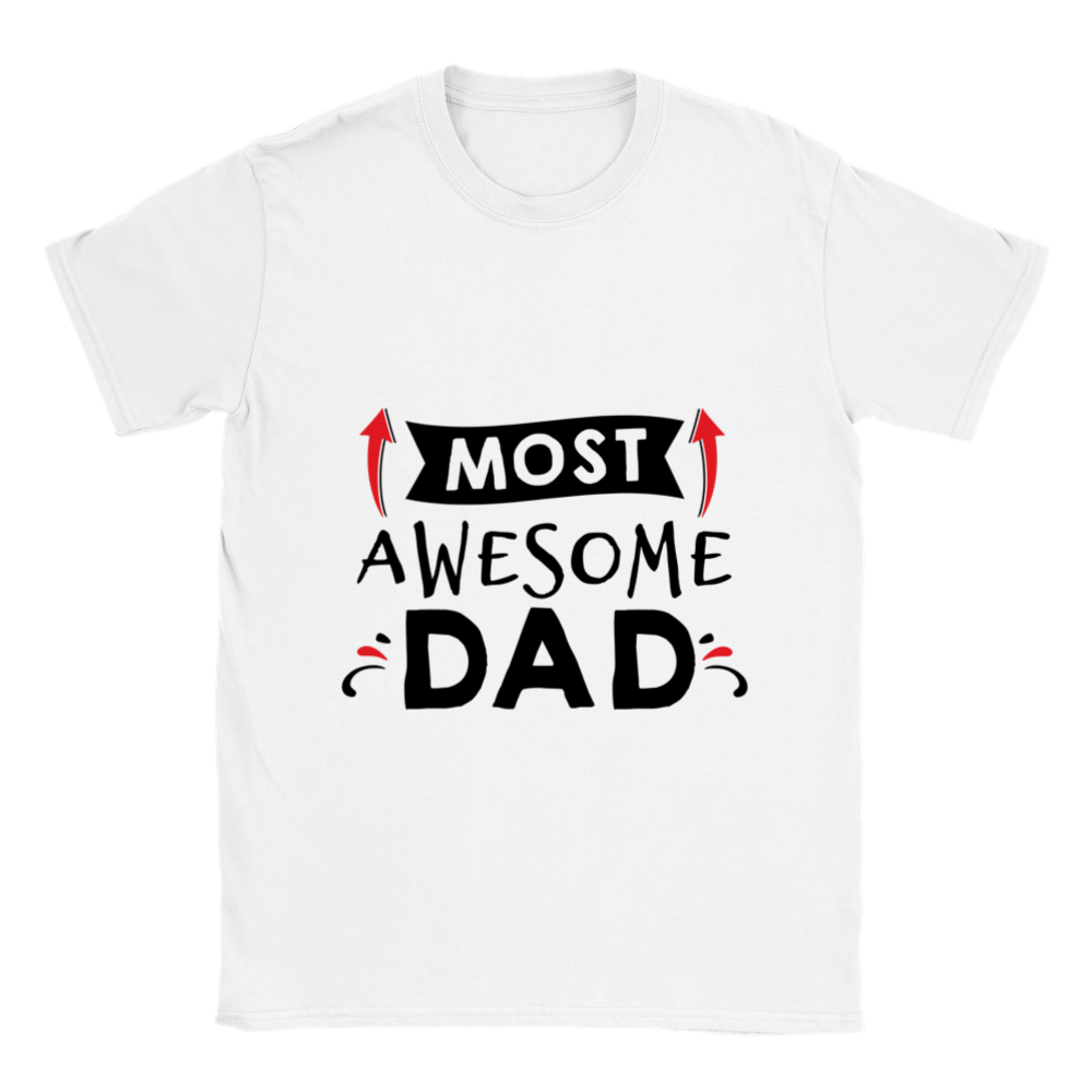 Most Awesome Dad Unisex Crewneck T-shirt