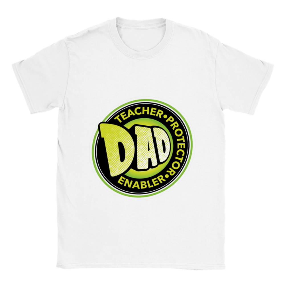 Dad Protector Enabler Teacher Classic Unisex Crewneck T-shirt