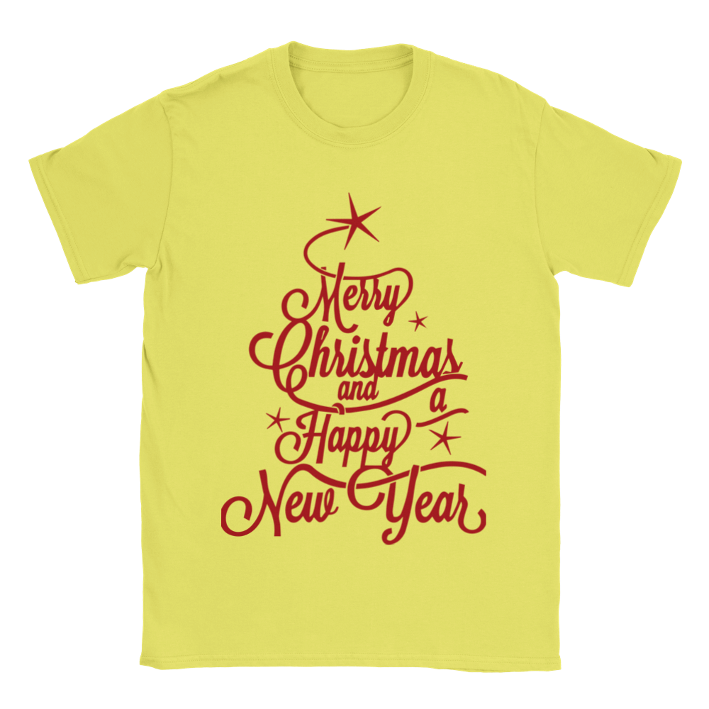 Merry Christmass & Happy New Year Classic Unisex Crewneck T-shirt
