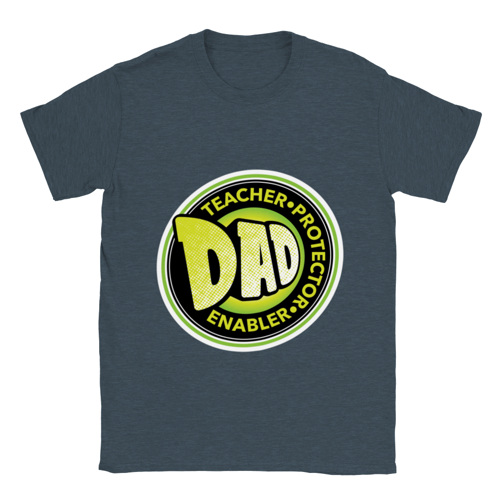 Dad Protector Enabler Teacher Classic Unisex Crewneck T-shirt