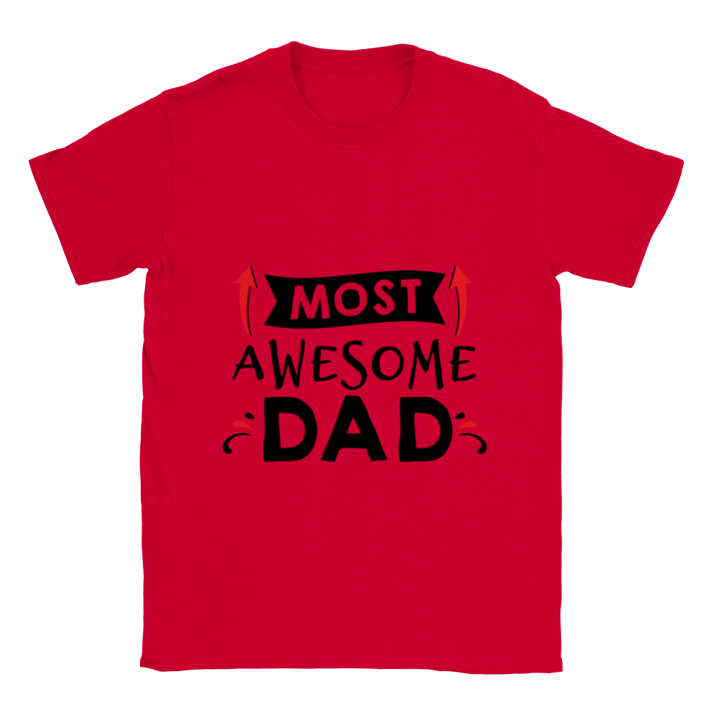 Most Awesome Dad Unisex Crewneck T-shirt