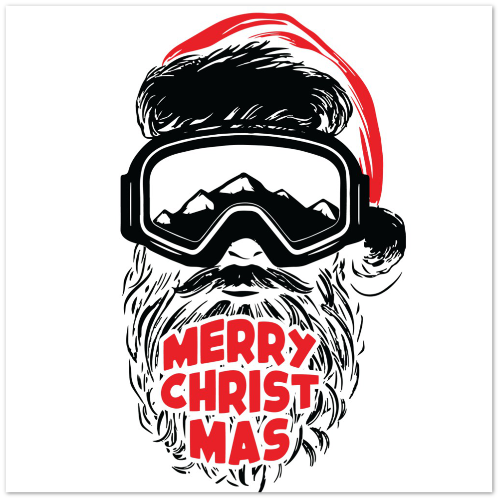 Merry Christmas Premium Matte Paper Poster