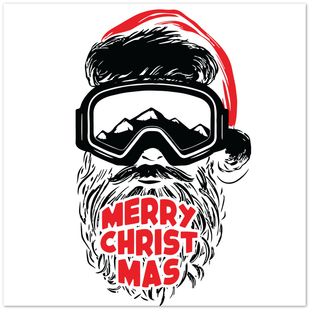 Merry Christmas Premium Matte Paper Poster