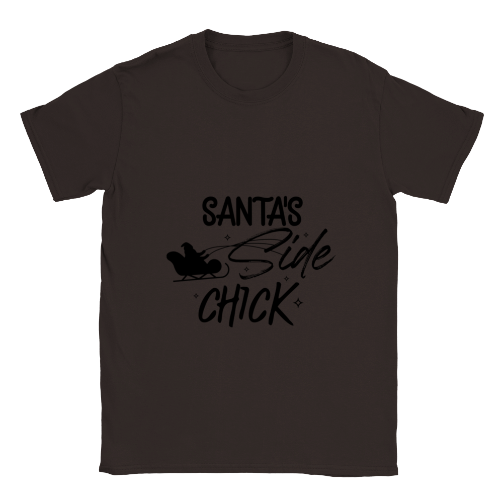 Santas Side Chick Classic Unisex Crewneck T-shirt