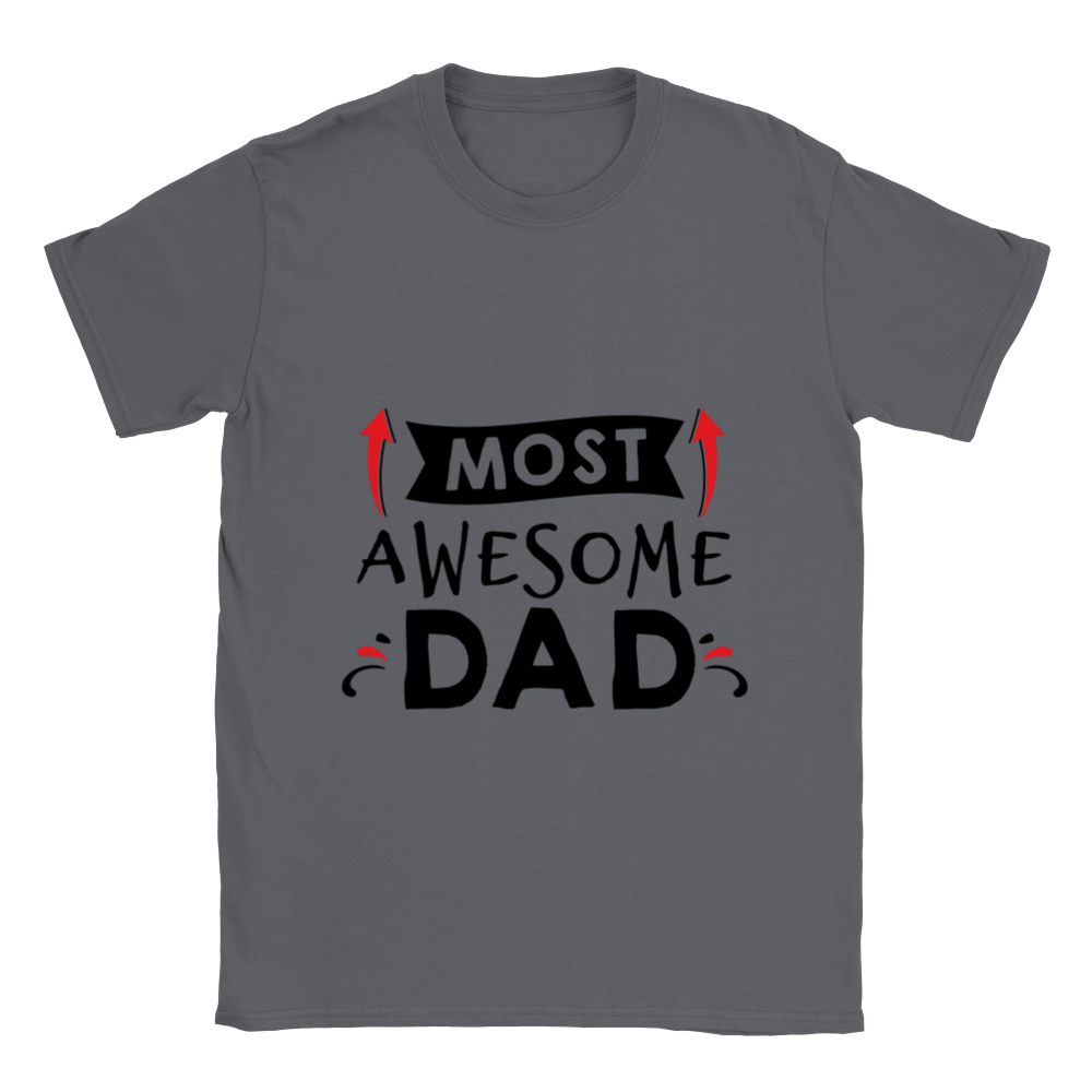 Most Awesome Dad Unisex Crewneck T-shirt