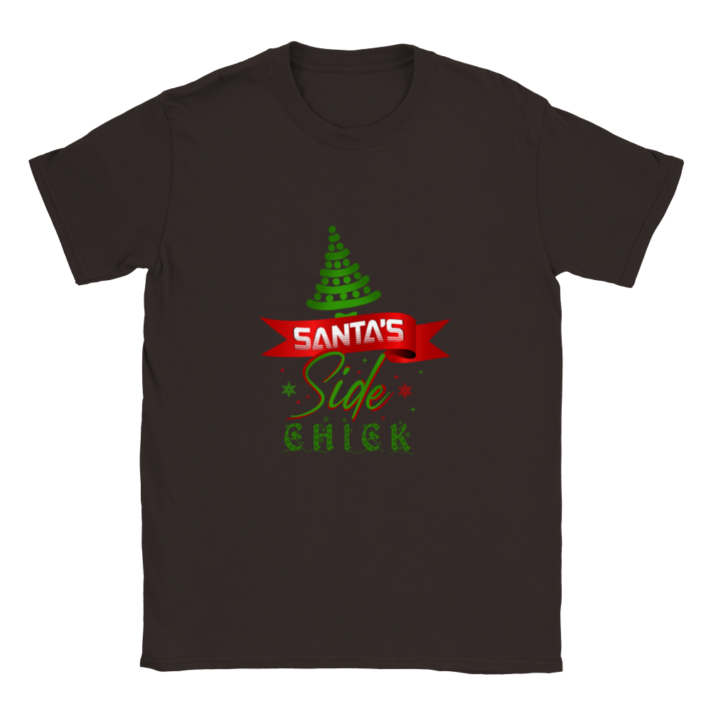 Santas Side Chick Classic Unisex Crewneck T-shirt