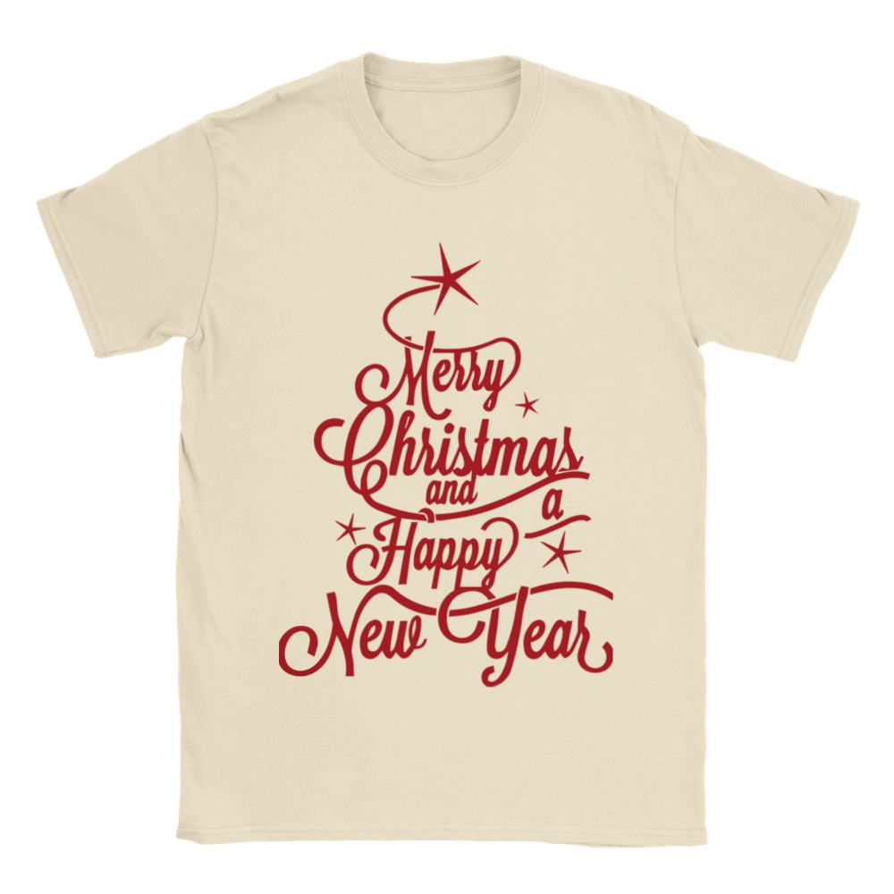 Merry Christmass & Happy New Year Classic Unisex Crewneck T-shirt