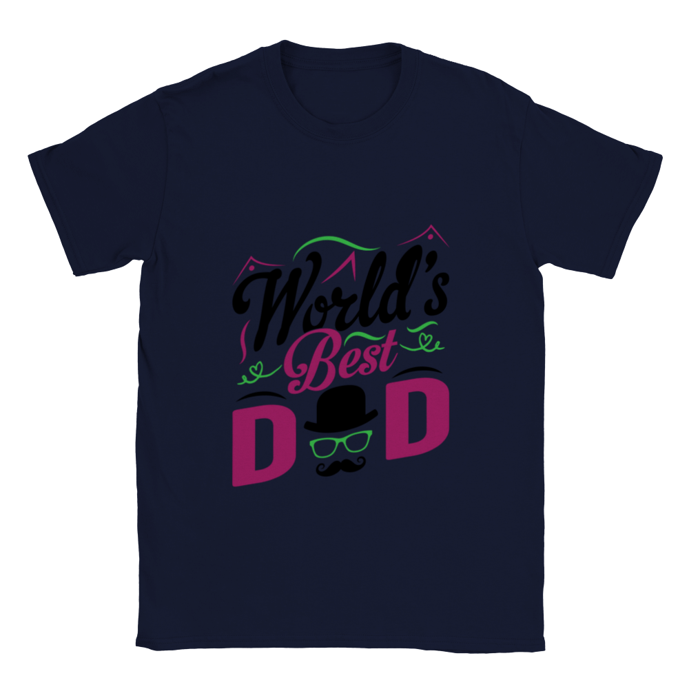 Worlds Best Dad Classic Unisex Crewneck T-shirt