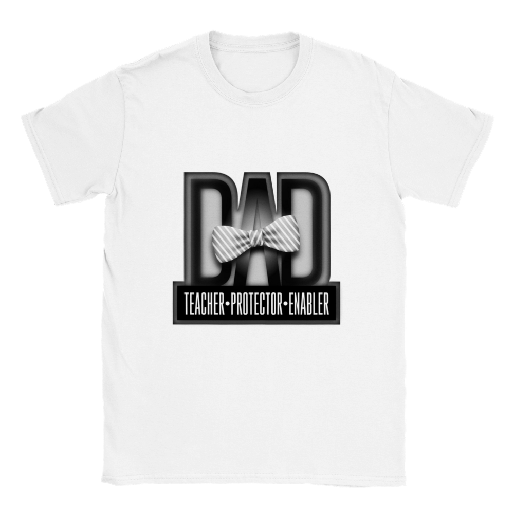 Dad Protector Enabler Teacher Classic Unisex Crewneck T-shirt