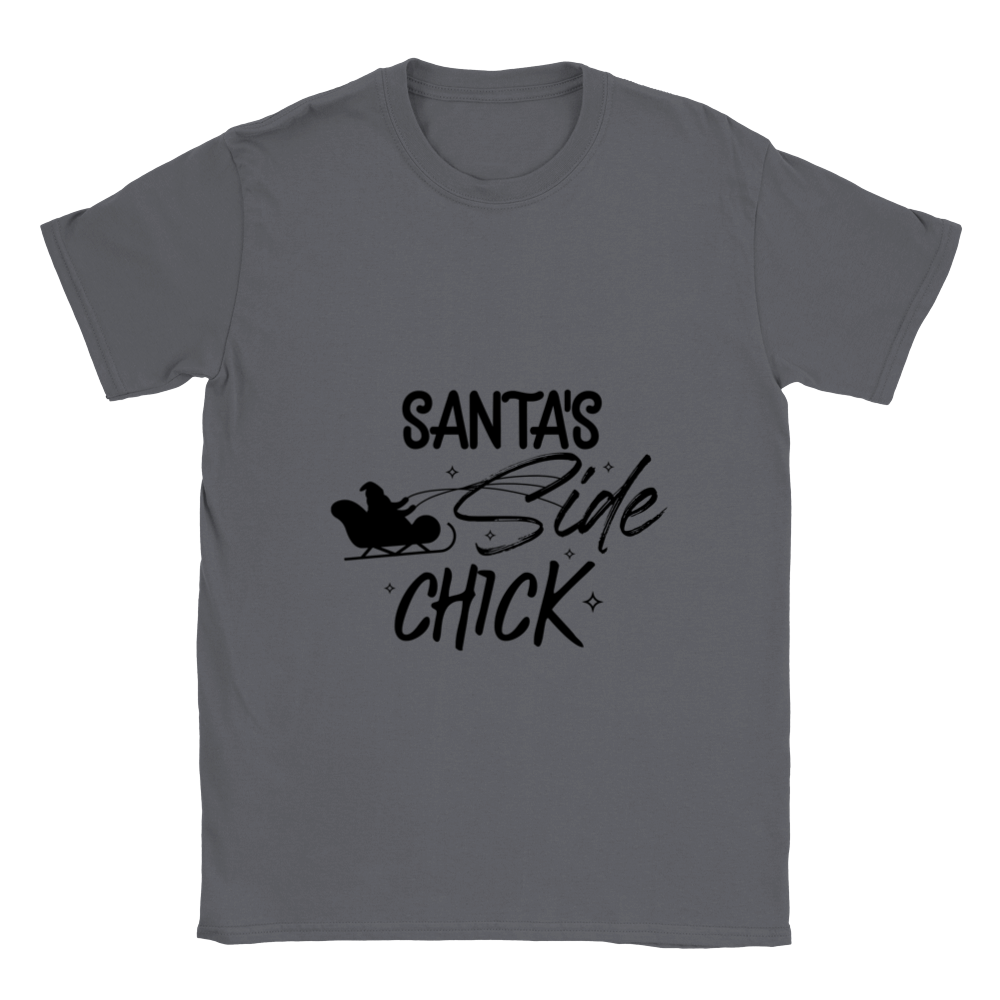 Santas Side Chick Classic Unisex Crewneck T-shirt