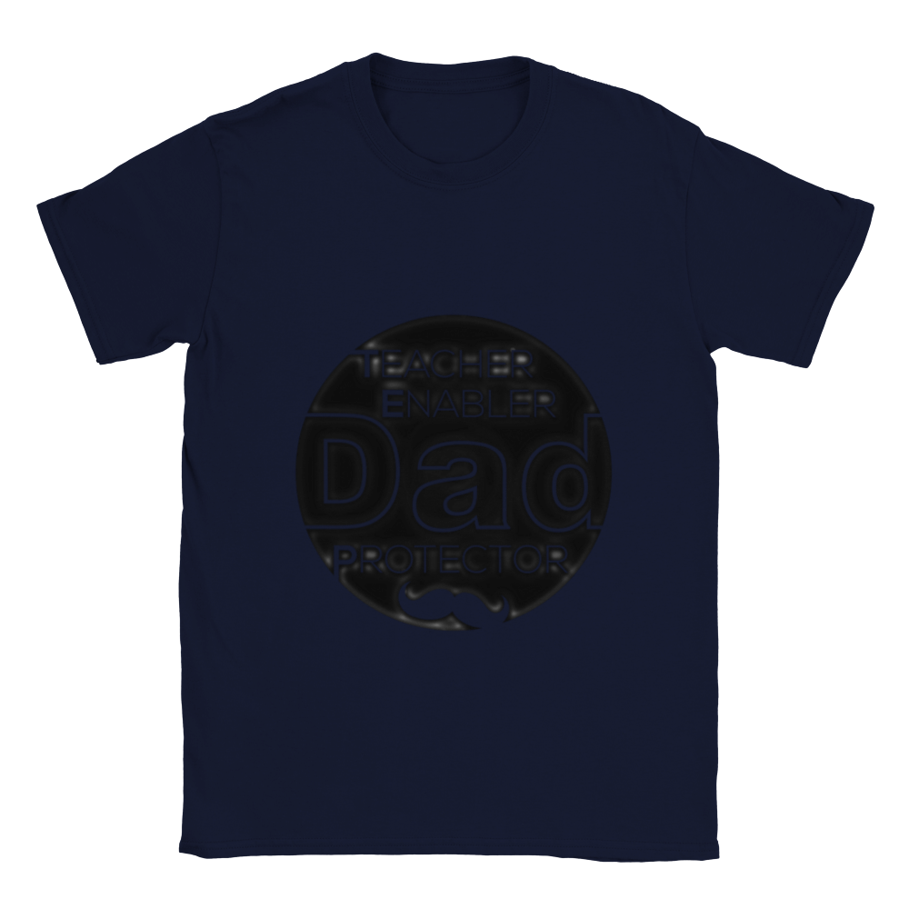 Dad Protector Enabler Teacher Classic Unisex Crewneck T-shirt