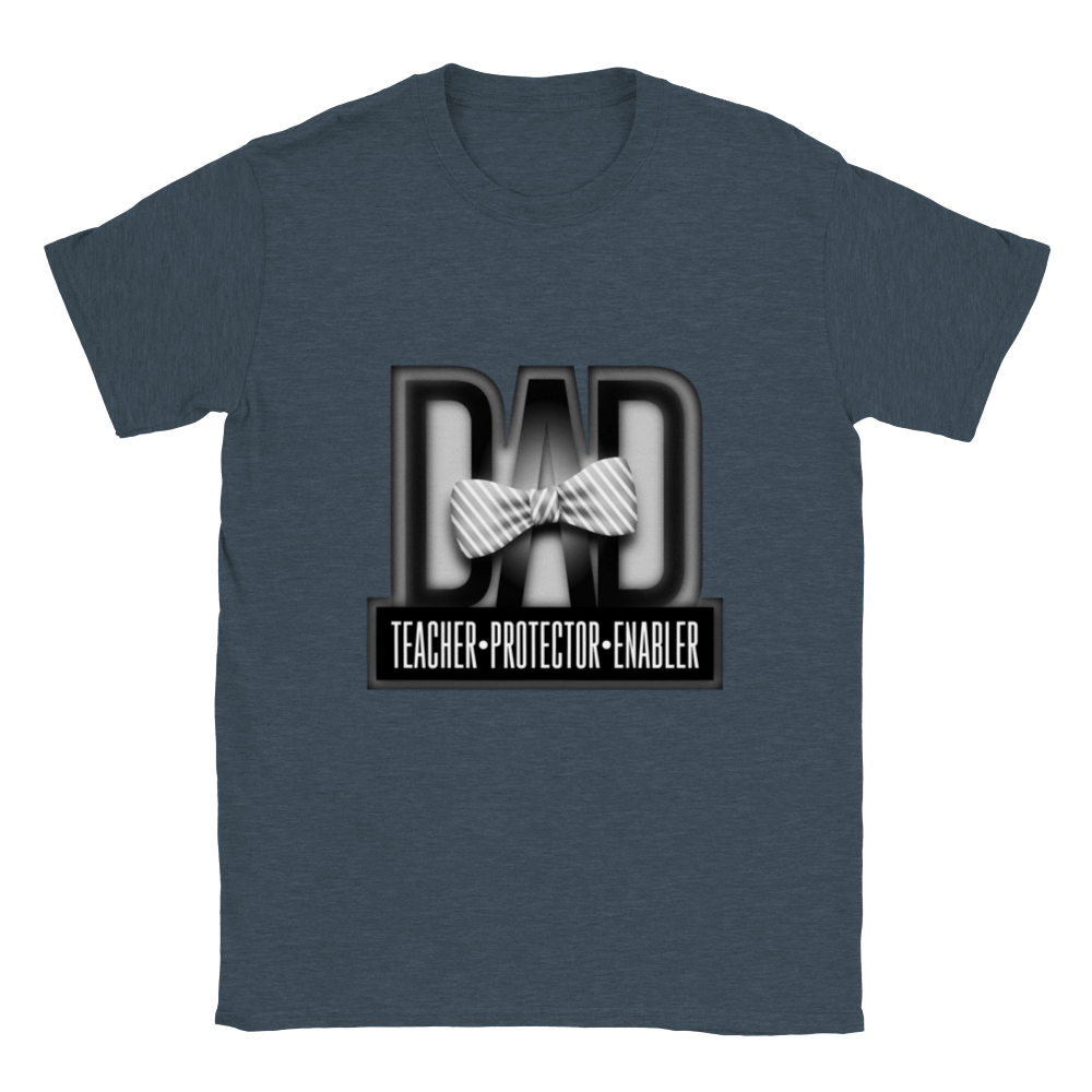 Dad Protector Enabler Teacher Classic Unisex Crewneck T-shirt