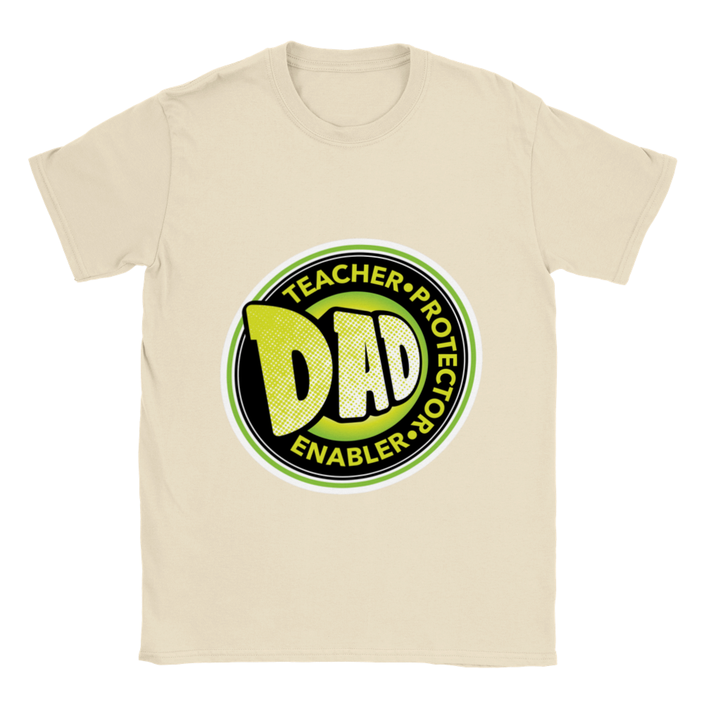 Dad Protector Enabler Teacher Classic Unisex Crewneck T-shirt