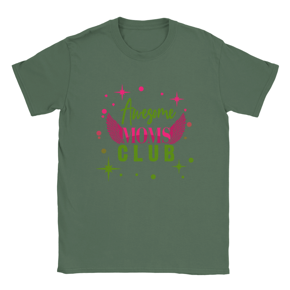 Awesome Moms Club Classic Unisex Crewneck T-shirt