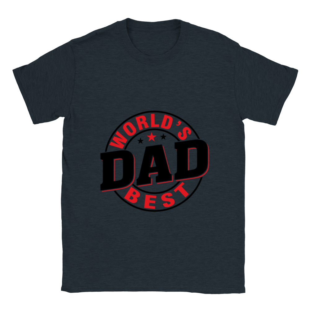 Worlds Best Dad Classic Unisex Crewneck T-shirt