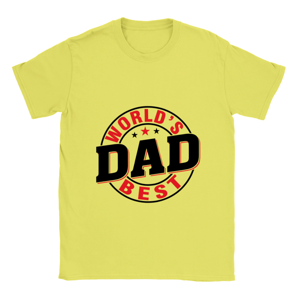 Worlds Best Dad Classic Unisex Crewneck T-shirt