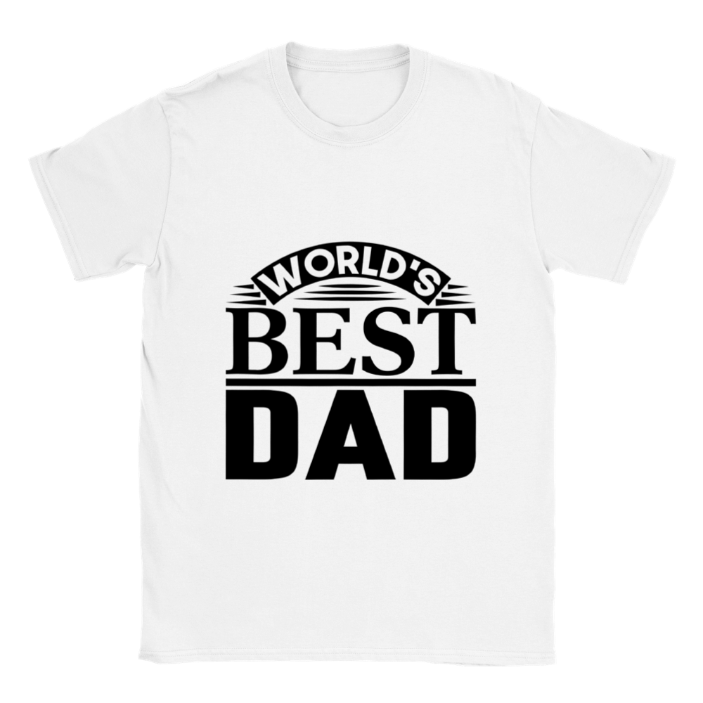 Worlds Best Dad Classic Unisex Crewneck T-shirt