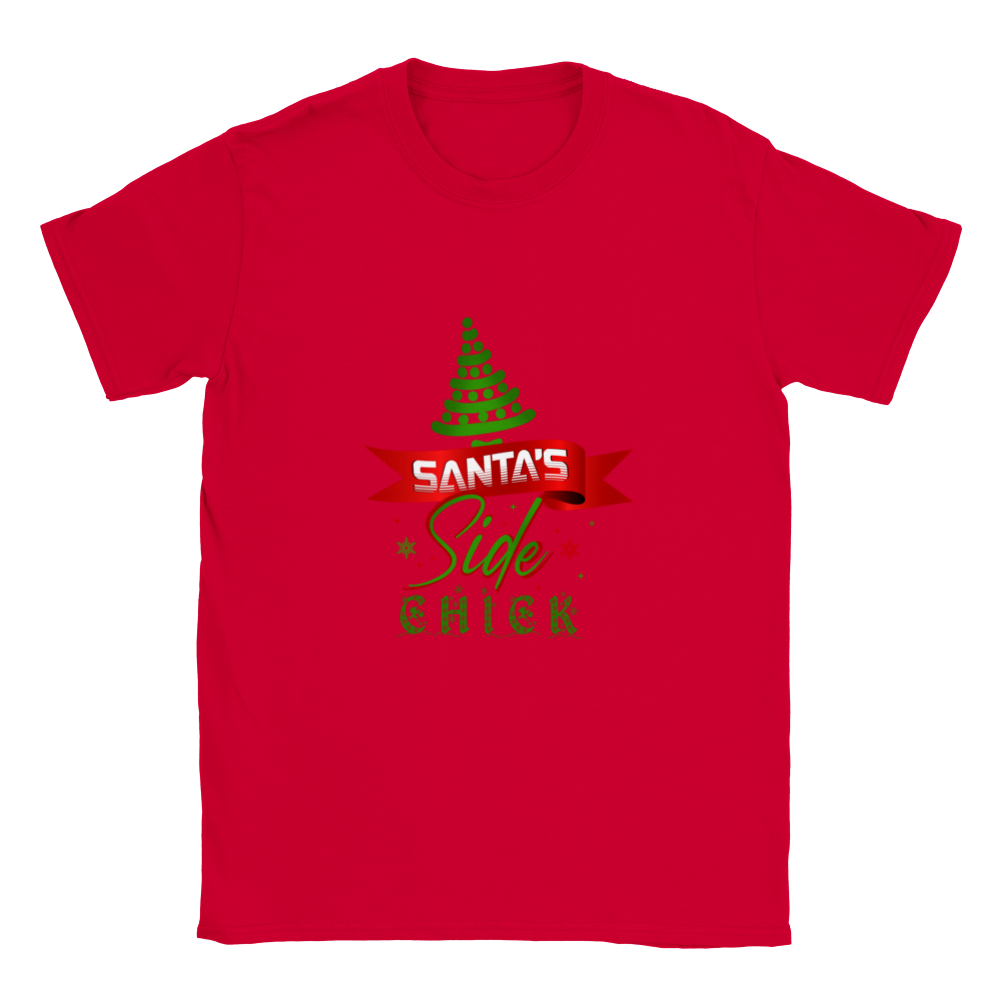 Santas Side Chick Classic Unisex Crewneck T-shirt