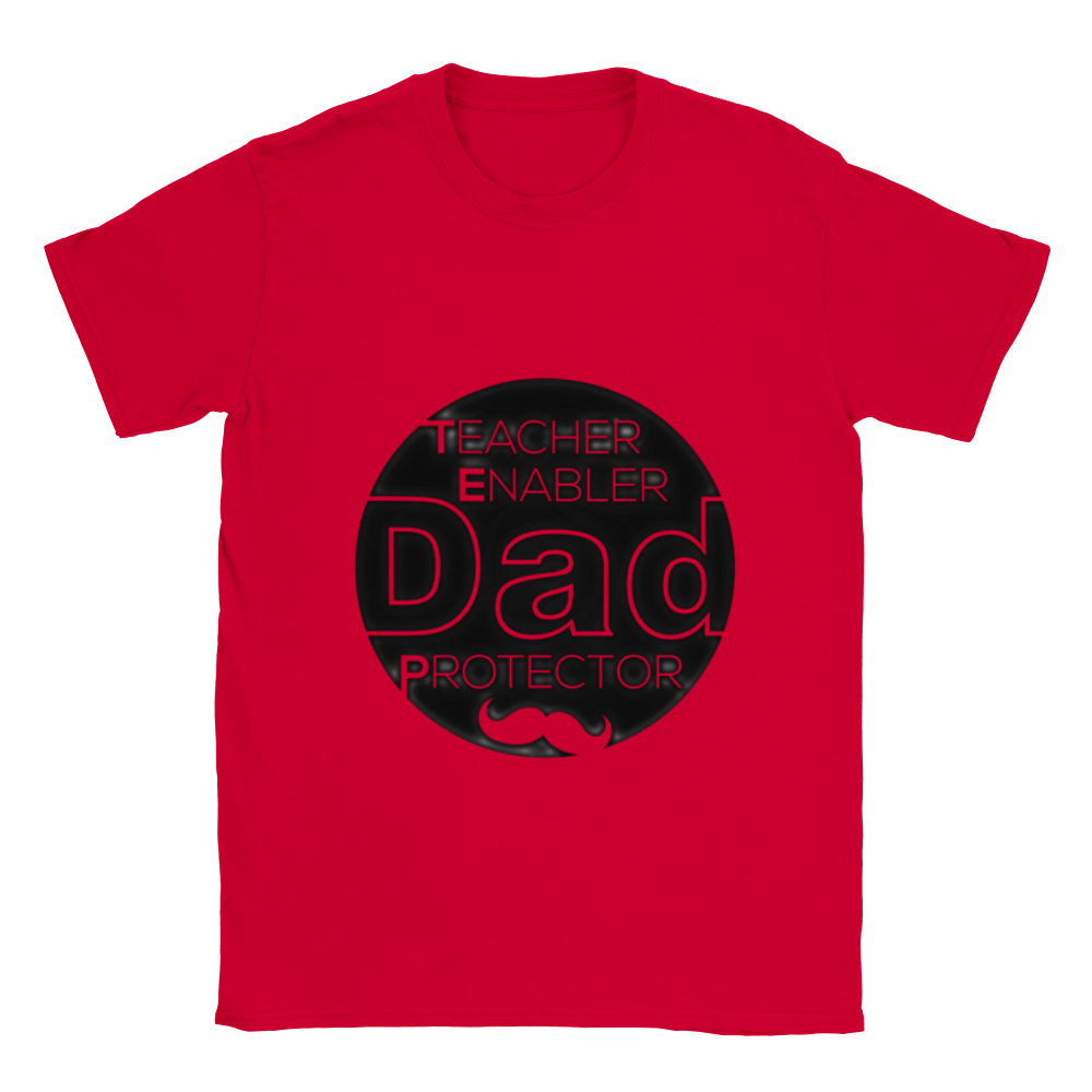 Dad Protector Enabler Teacher Classic Unisex Crewneck T-shirt
