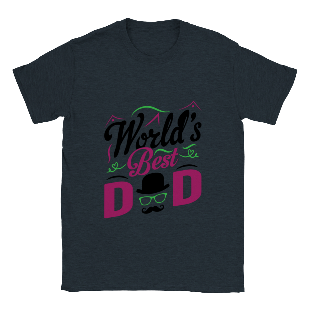 Worlds Best Dad Classic Unisex Crewneck T-shirt