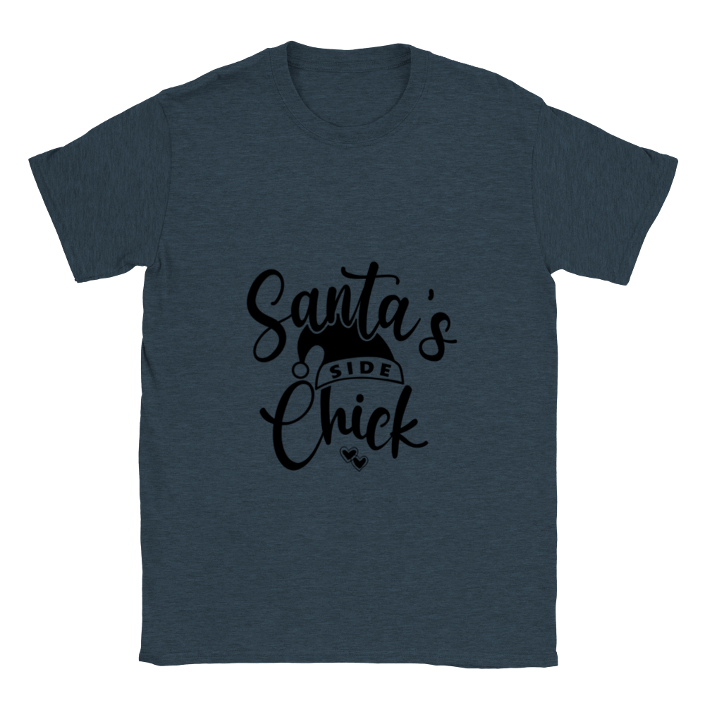 Santas Side Chick Classic Unisex Crewneck T-shirt
