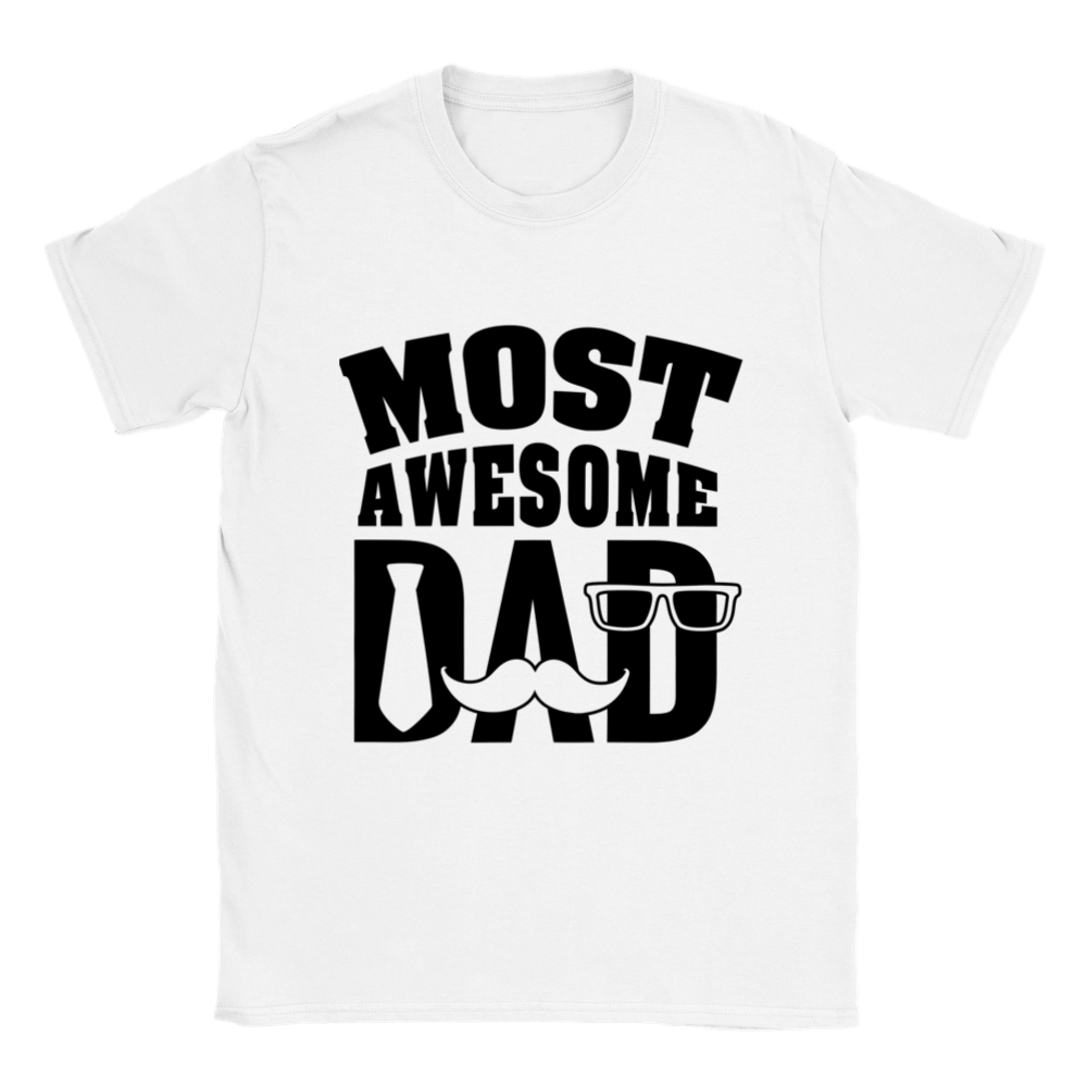 Most Awesome Dad Classic Unisex Crewneck T-shirt
