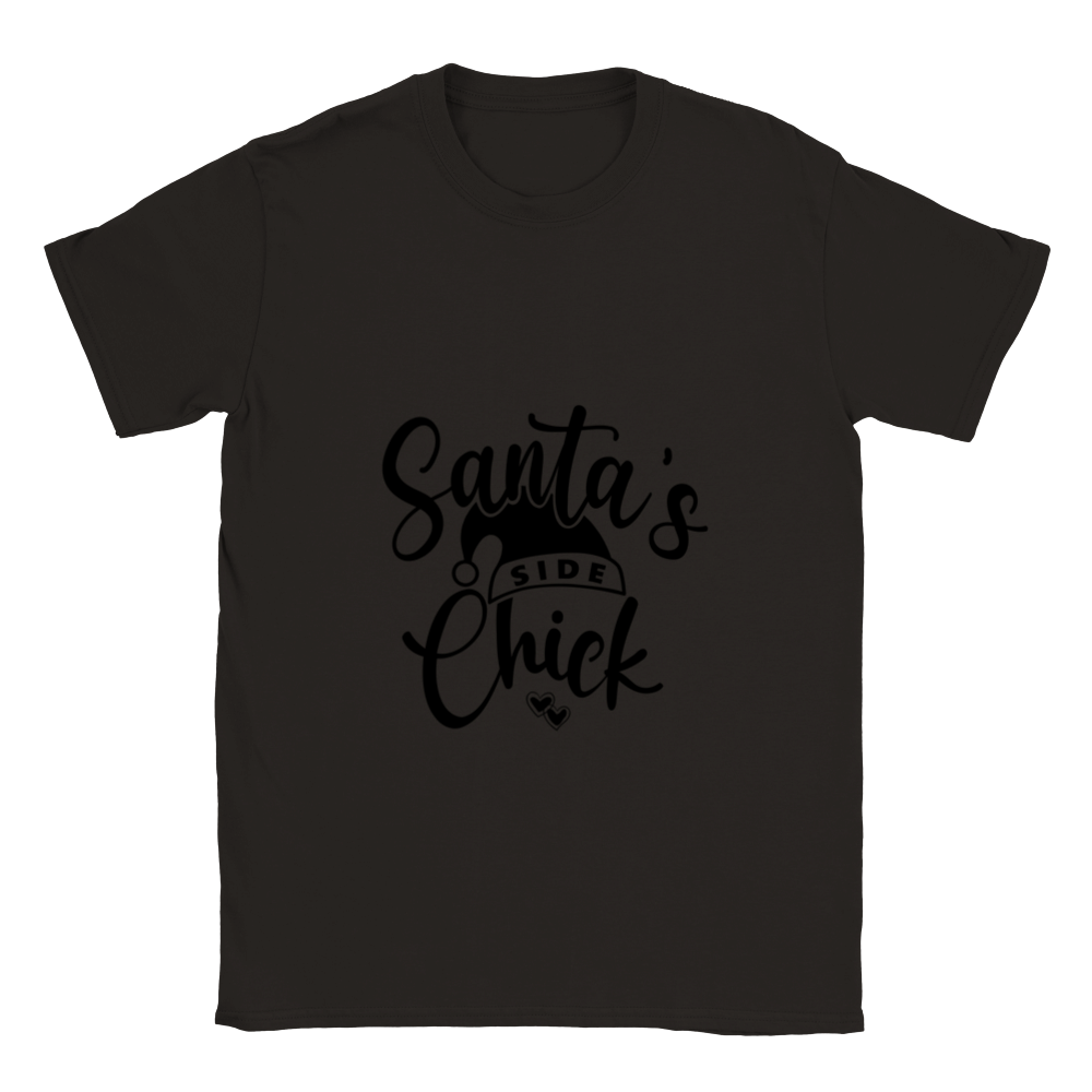 Santas Side Chick Classic Unisex Crewneck T-shirt