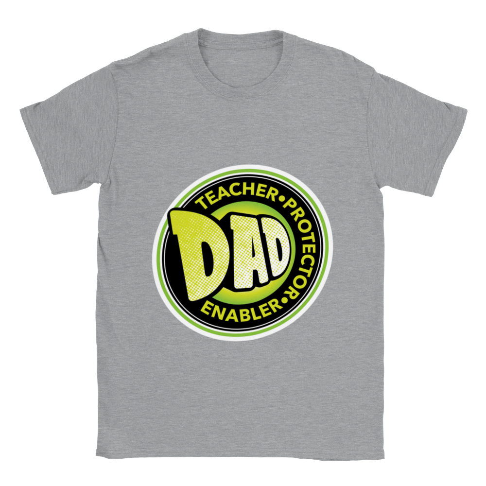 Dad Protector Enabler Teacher Classic Unisex Crewneck T-shirt