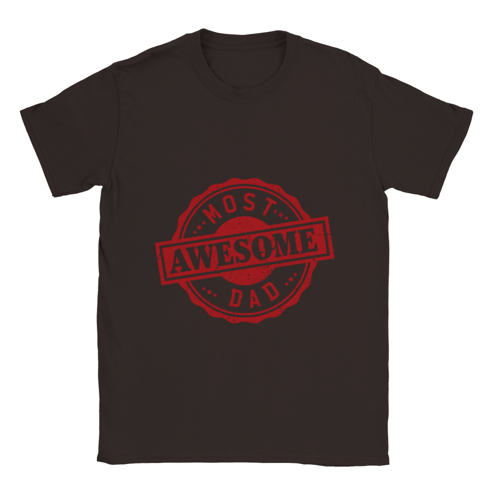 Most Awesome Dad Classic Unisex Crewneck T-shirt
