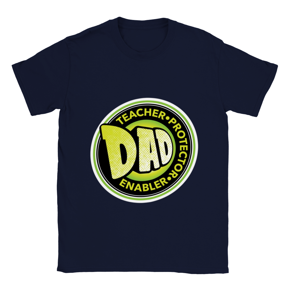 Dad Protector Enabler Teacher Classic Unisex Crewneck T-shirt