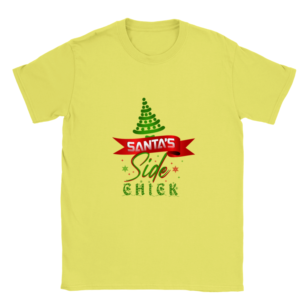 Santas Side Chick Classic Unisex Crewneck T-shirt