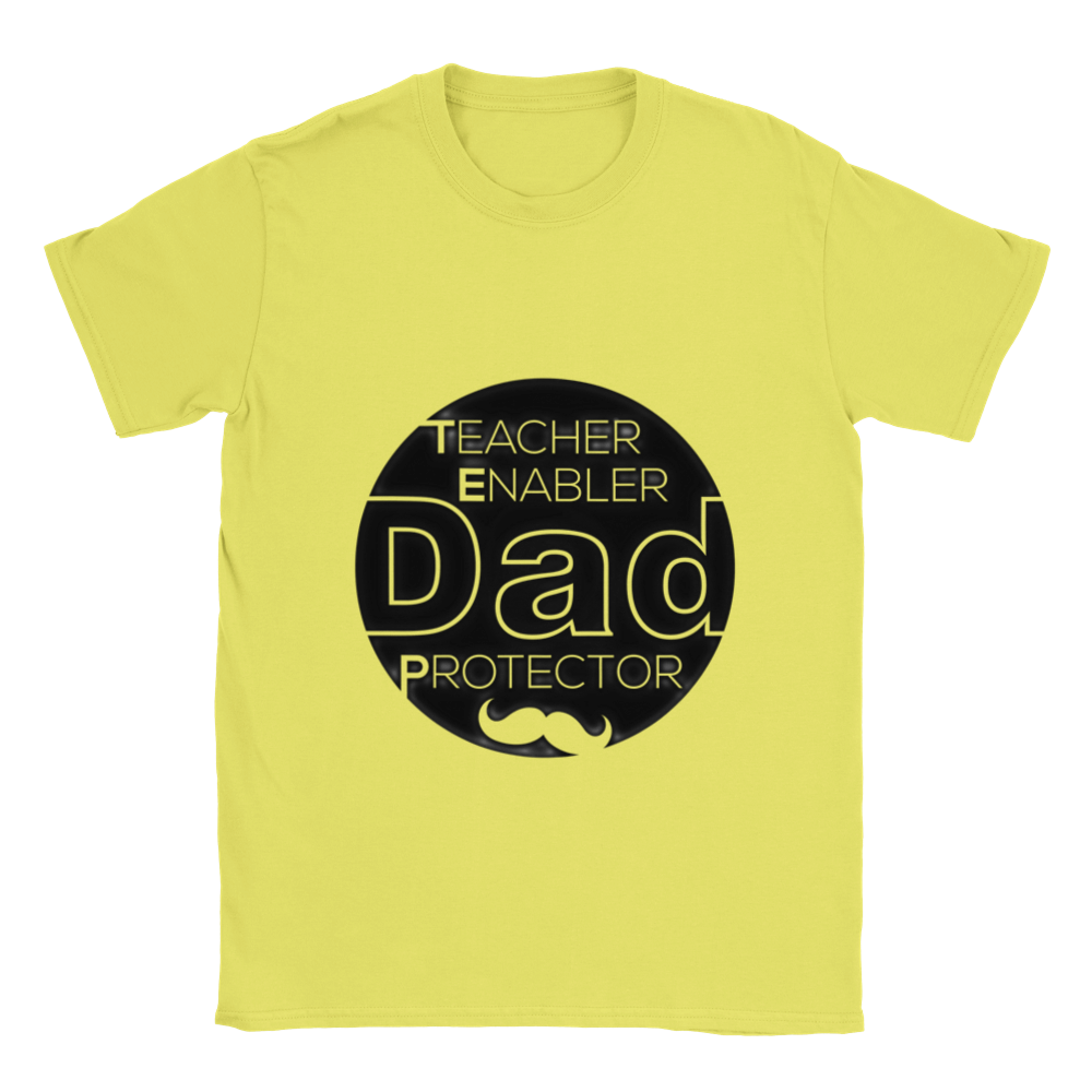 Dad Protector Enabler Teacher Classic Unisex Crewneck T-shirt
