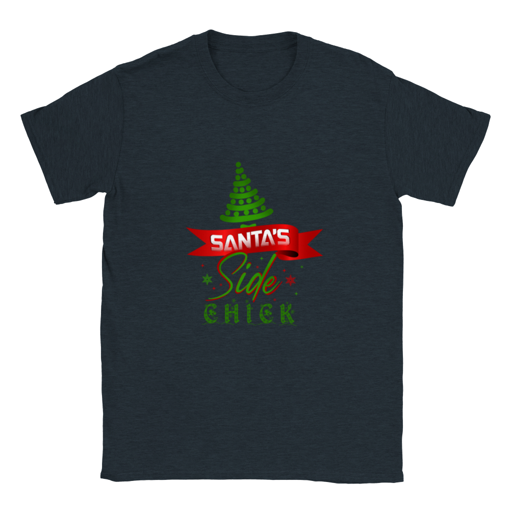 Santas Side Chick Classic Unisex Crewneck T-shirt
