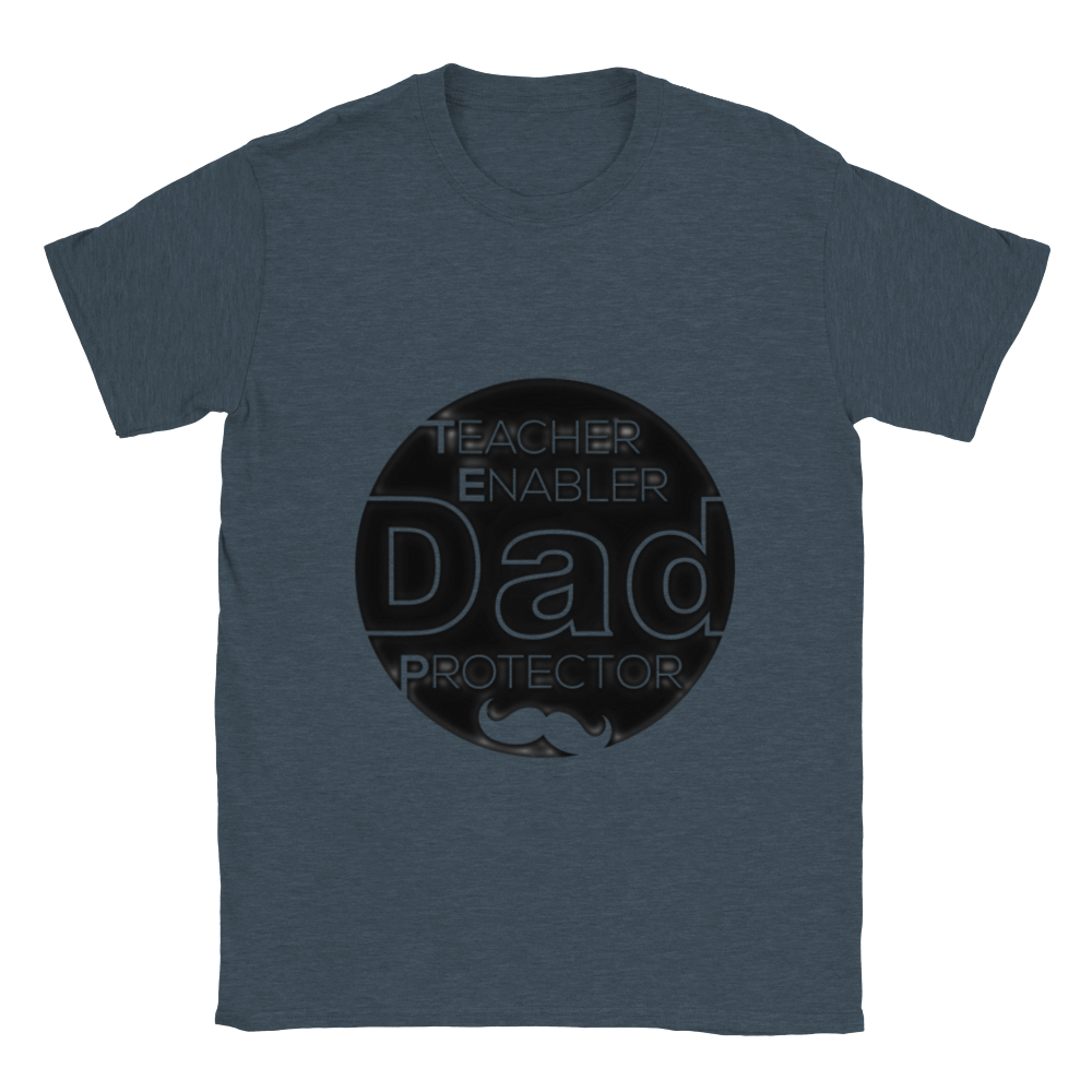 Dad Protector Enabler Teacher Classic Unisex Crewneck T-shirt