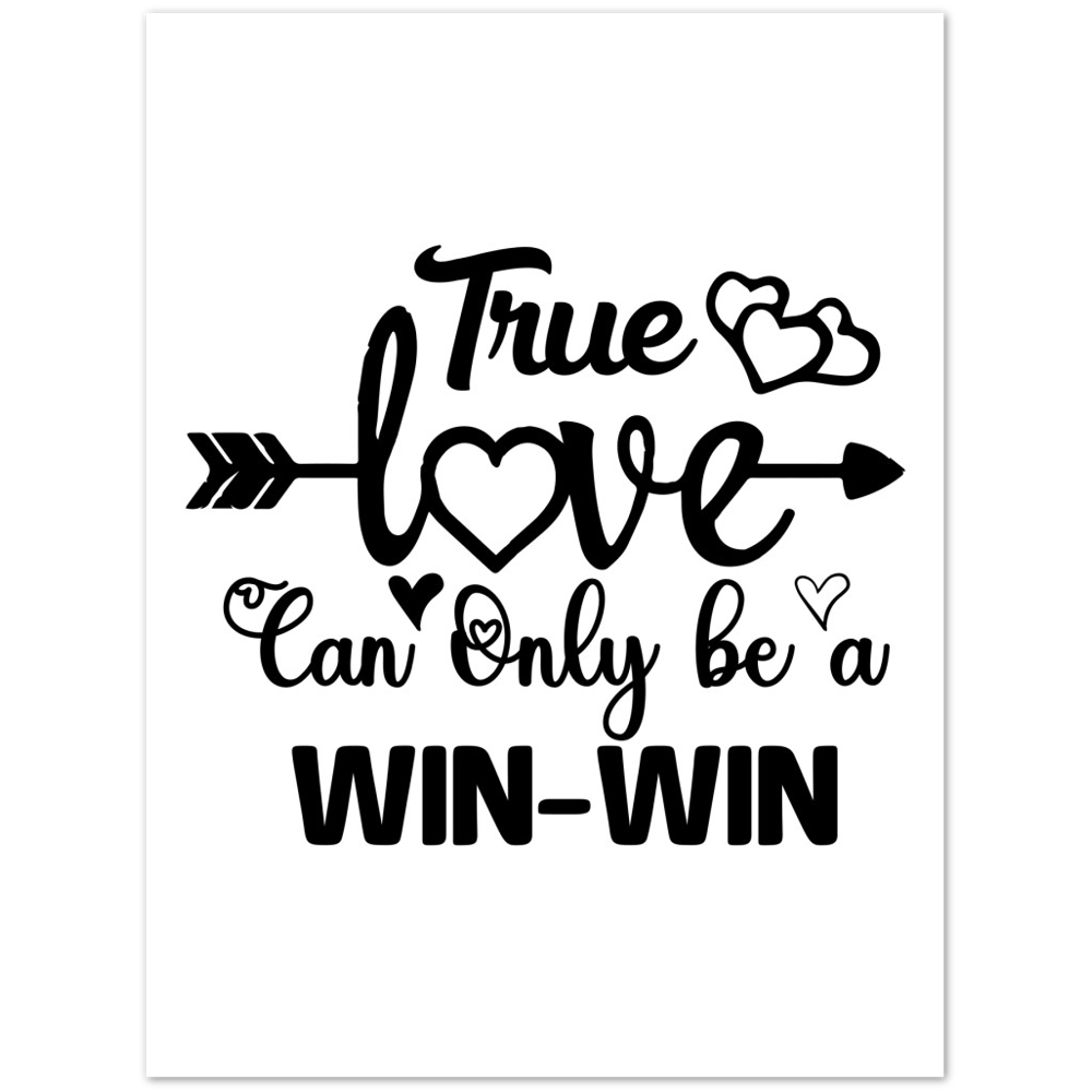 True Love Premium Matte Paper Poster