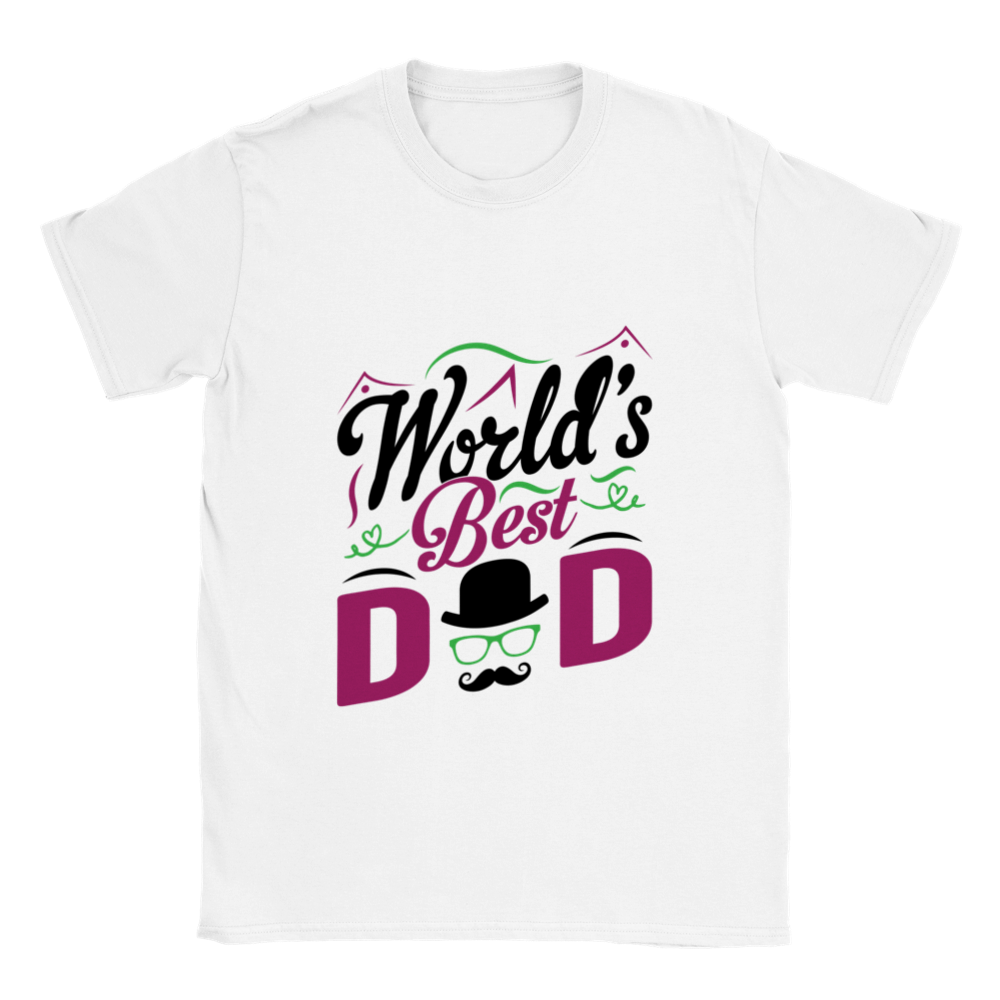 Worlds Best Dad Classic Unisex Crewneck T-shirt