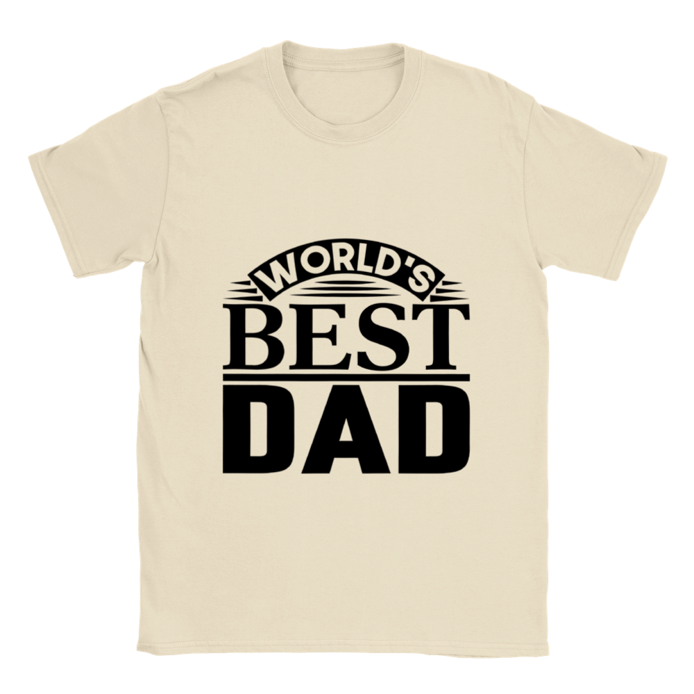 Worlds Best Dad Classic Unisex Crewneck T-shirt