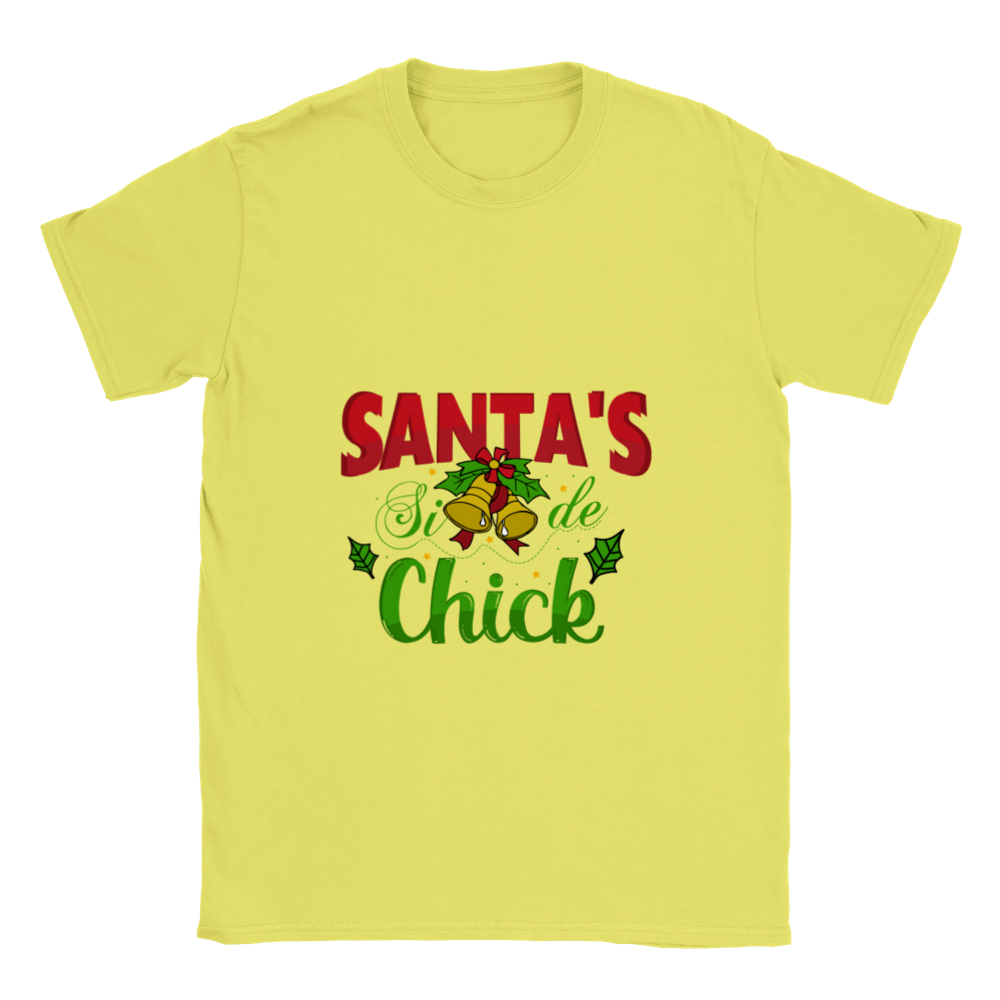 Santas Side Chick Classic Unisex Crewneck T-shirt