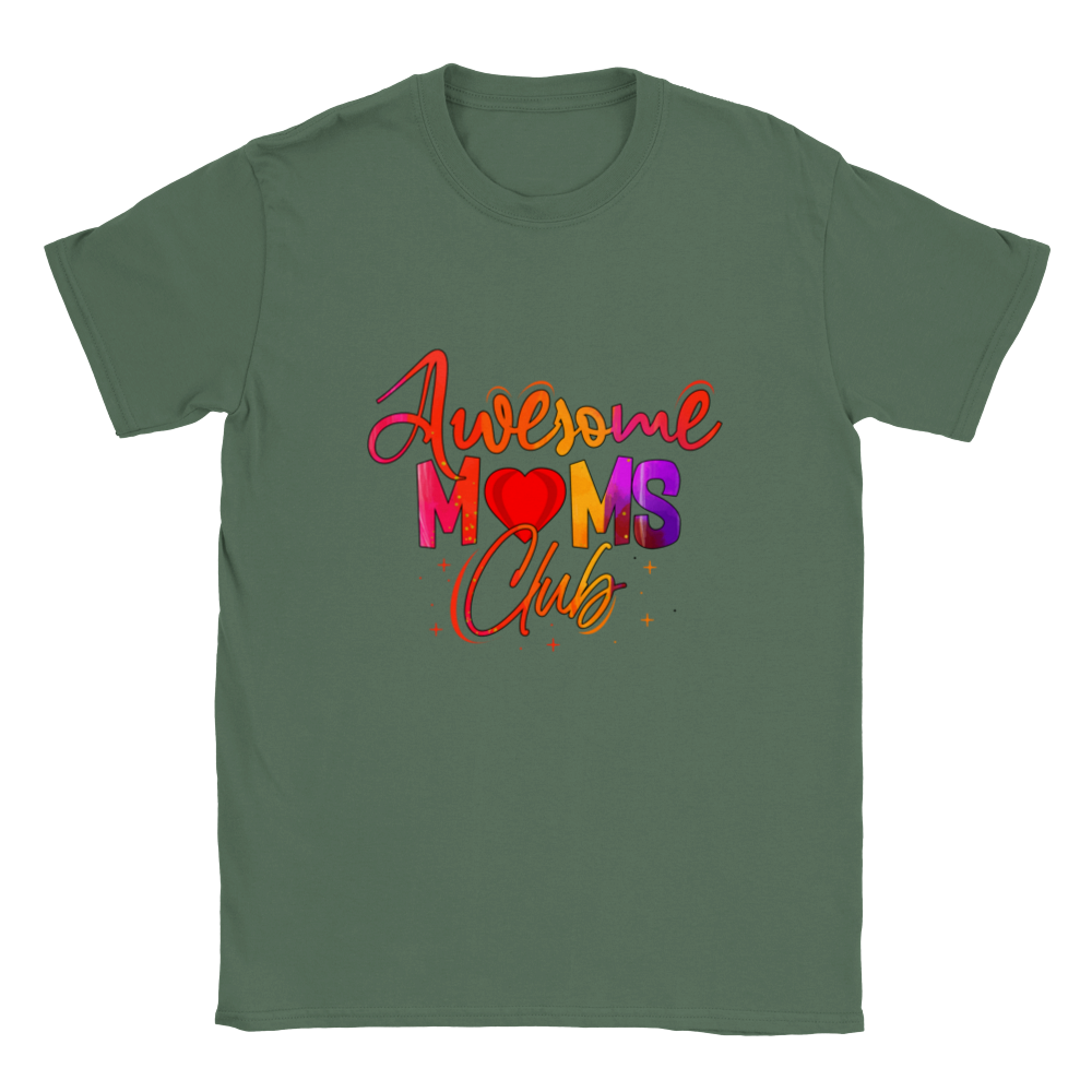 Awesome Moms Club Classic Unisex Crewneck T-shirt