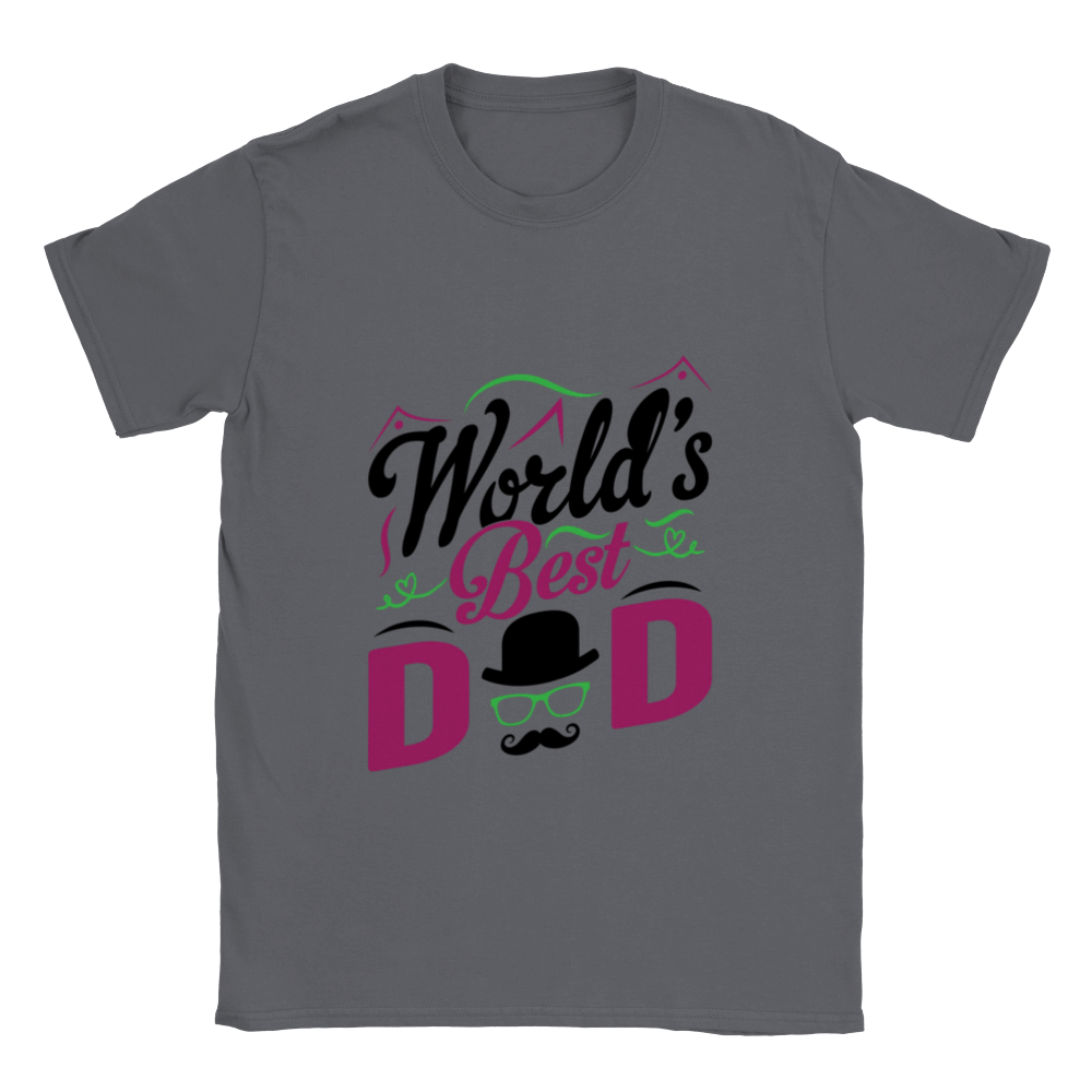 Worlds Best Dad Classic Unisex Crewneck T-shirt