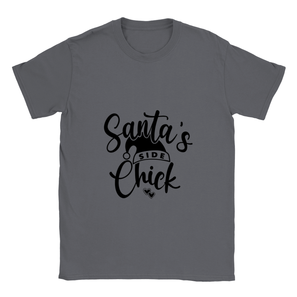 Santas Side Chick Classic Unisex Crewneck T-shirt