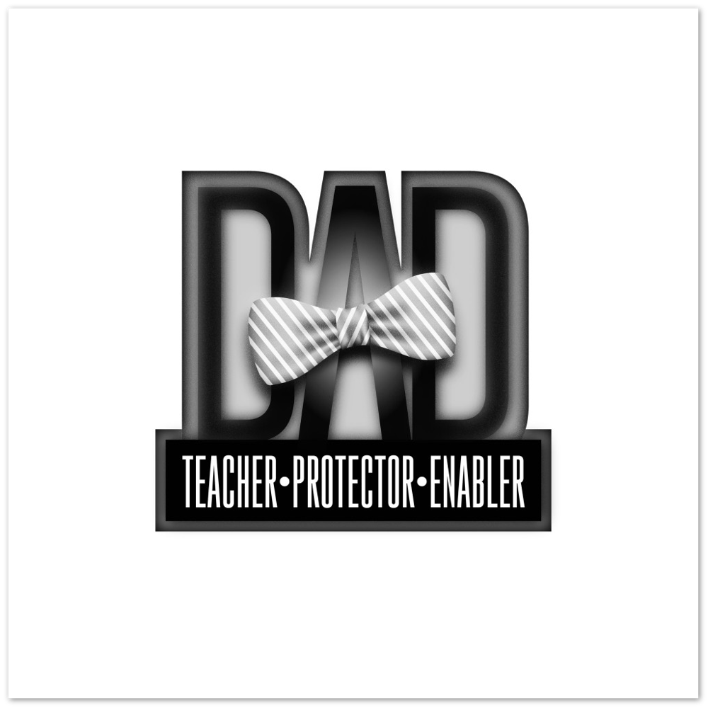 Dad Protector Enabler Teacher Premium Matte Paper Poster