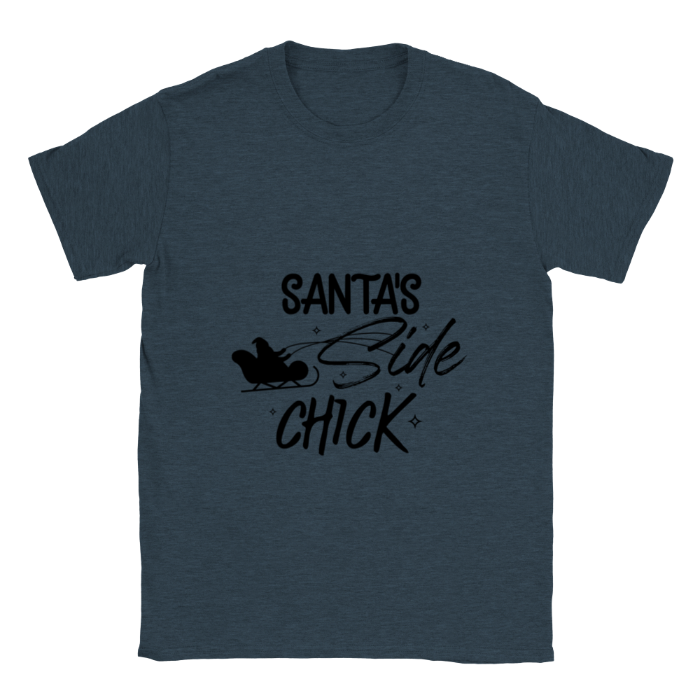 Santas Side Chick Classic Unisex Crewneck T-shirt