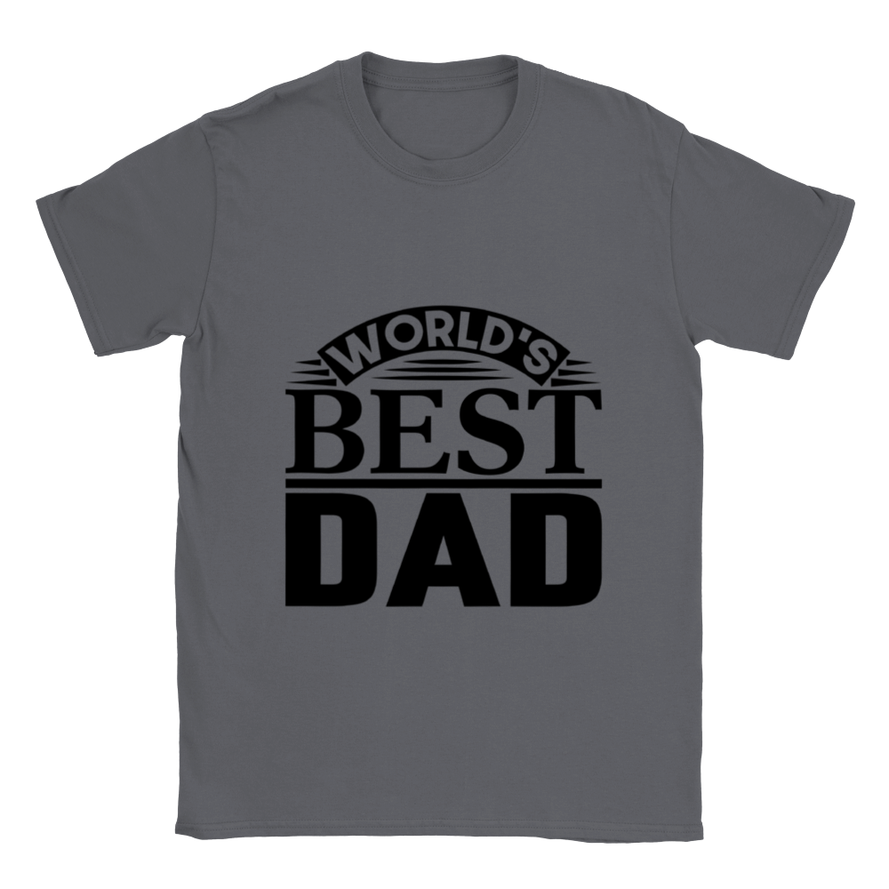 Worlds Best Dad Classic Unisex Crewneck T-shirt