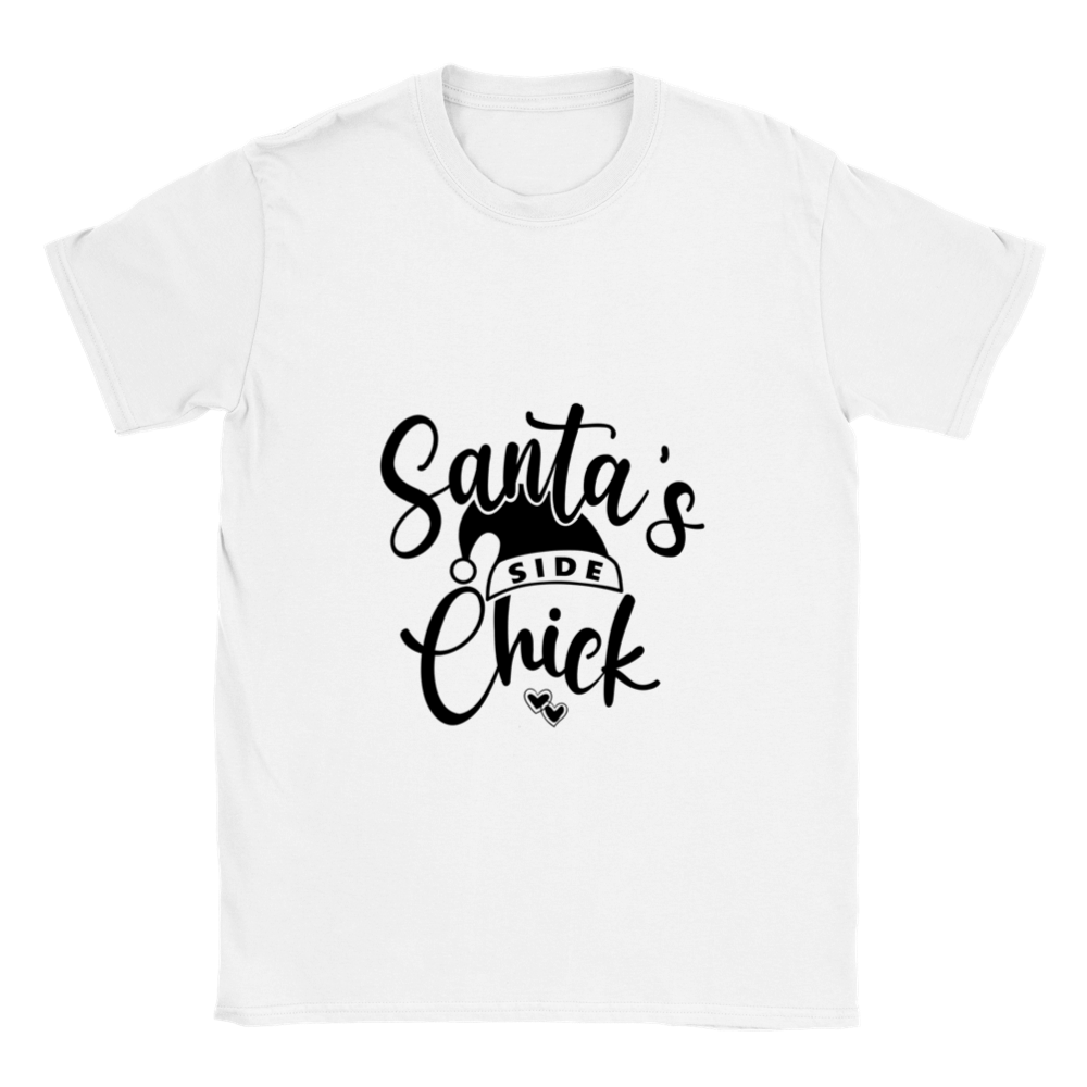 Santas Side Chick Classic Unisex Crewneck T-shirt