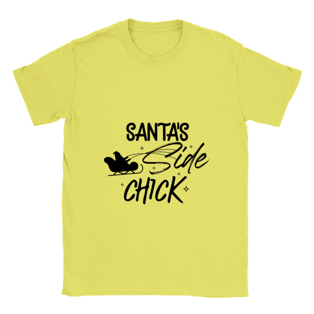 Santas Side Chick Classic Unisex Crewneck T-shirt