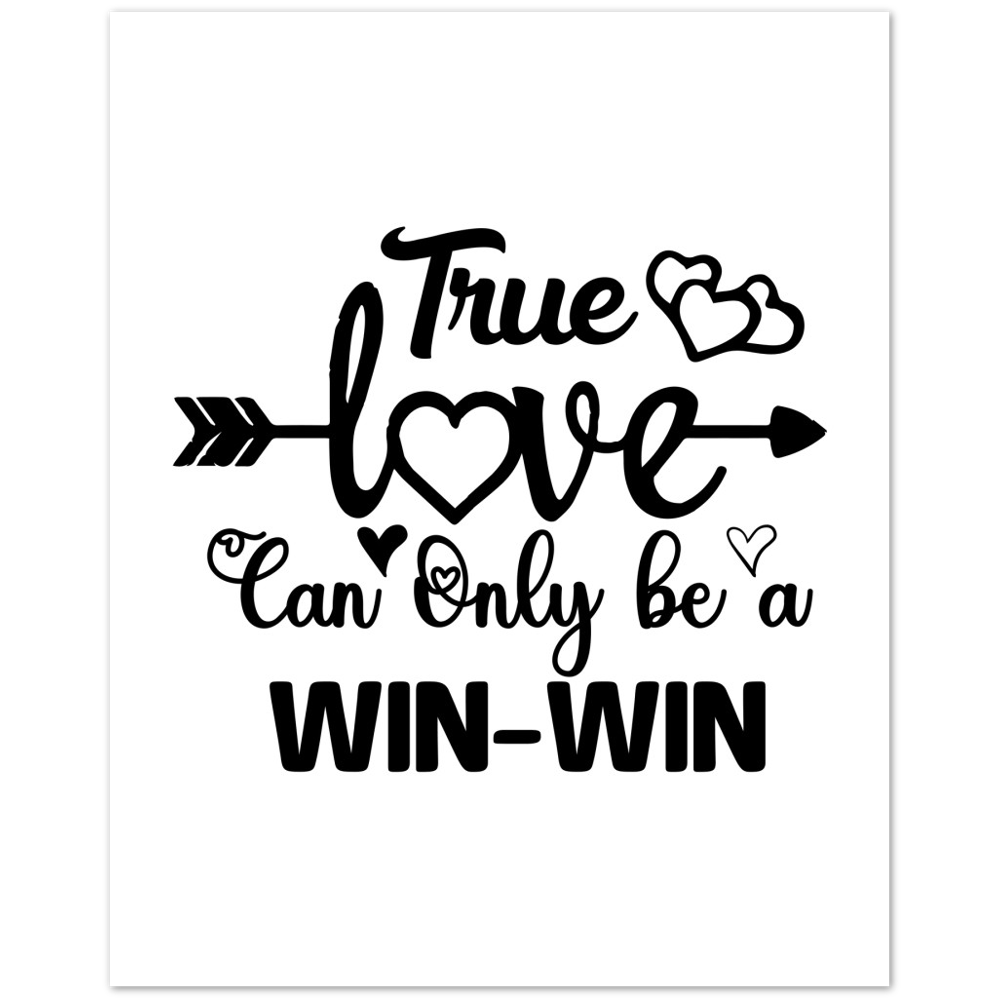 True Love Premium Matte Paper Poster